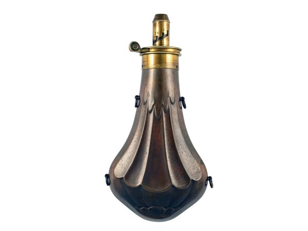 A Very Good Fluted Powder Flask