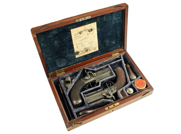 A Superb Cased Pair of Forsyth & Co. Pistols