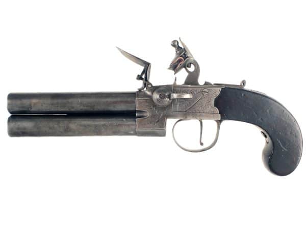 A Huge Rifled Flintlock Tap Action Pistol - Image 2