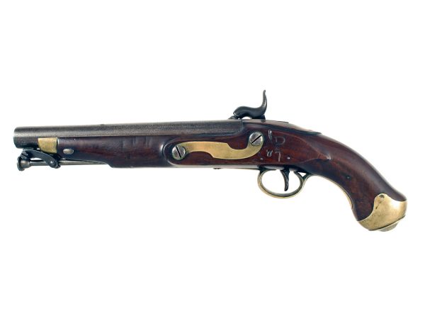 A Percussion Converted New Land Pattern Pistol. - Image 4