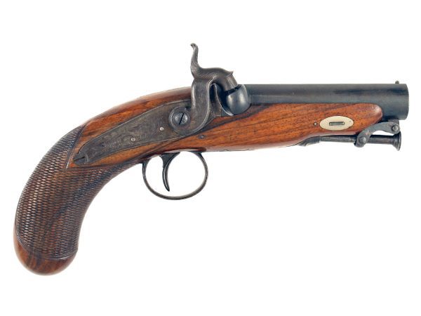 A Percussion Belt Pistol by E. London