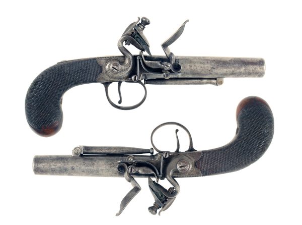A Pair of Pocket Pistols by Parker