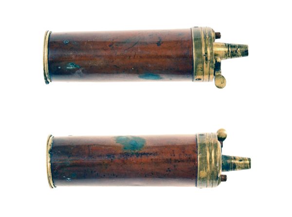 A Copper Three Way Flask - Image 2