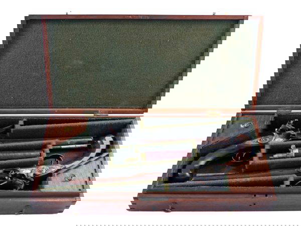 A Cased Pair of Flintlock Duelling Pistols