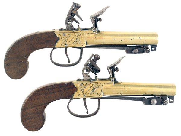 A Pair of Flintlock Bayonet Pistols
