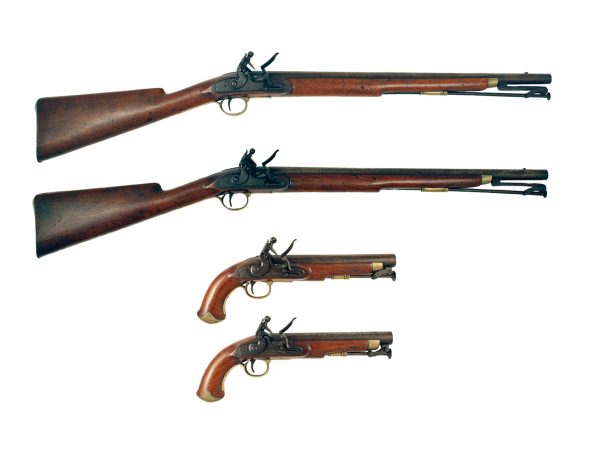 An Ensemble of Rigby Police Flintlocks