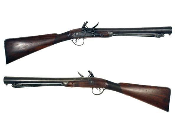 A Flintlock Blunderbuss by Henshaw of London. - Image 3