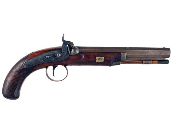 A Percussion Back Action Officers Pistol