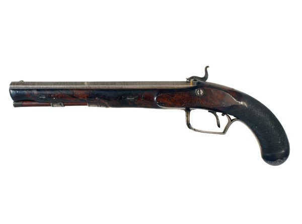 A Percussion Duelling Pistol by D. Egg of London - Image 4
