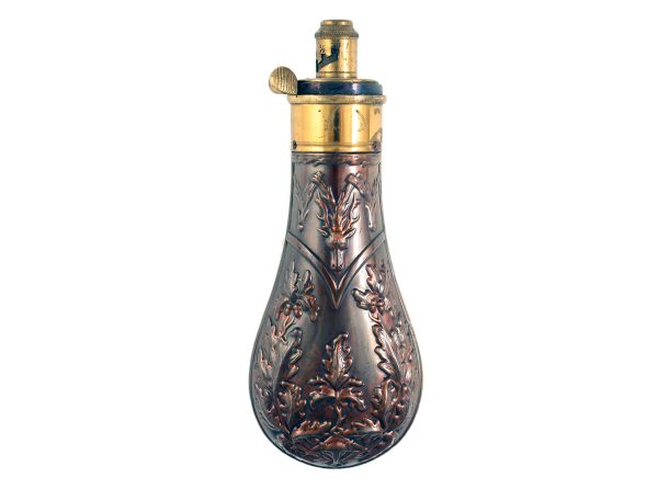 A Superb Pistol Flask