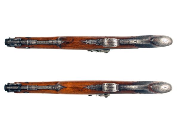 A Pair of Percussion Pistols by Rigby - Image 3