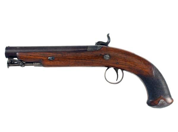 A Percussion Pistol by Calderwood of Dublin - Image 4