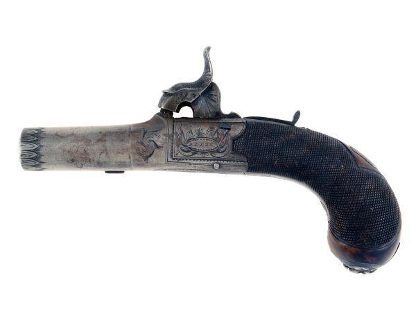 A Crisp Percussion Pocket Pistol by Ellis of London - Image 2