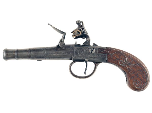 A Pair of Silver Mounted Pocket Pistols - Image 4