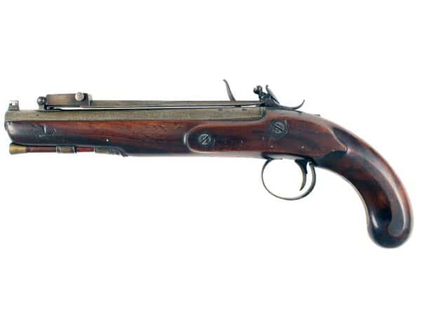 An Untouched Officers Pistol with Spring Bayonet - Image 4