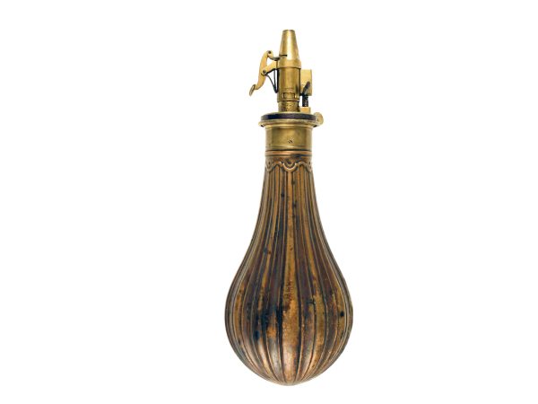 A Large Rifle Flask by G & J. W. Hawksley.