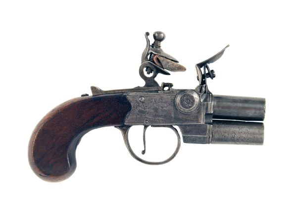 A Flintlock Pistol in a Book. - Image 2
