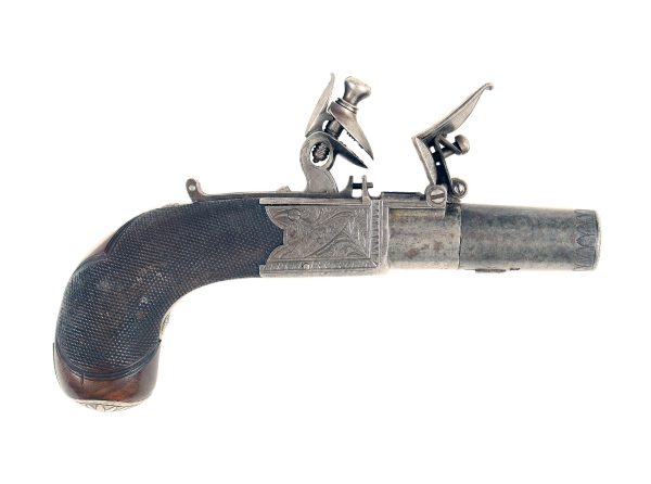 A Pair of Flintlock Pocket Pistols by Briggs - Image 3