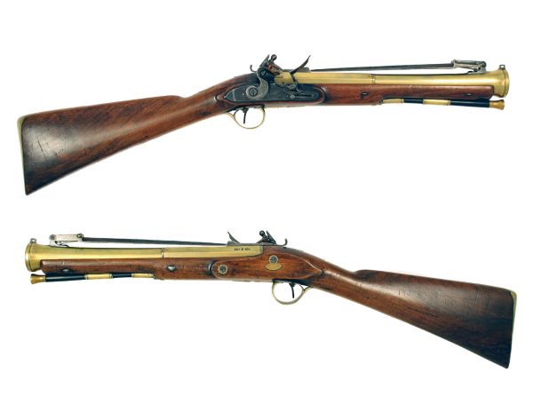 A Flintlock Blunderbuss with Bayonet - Image 2