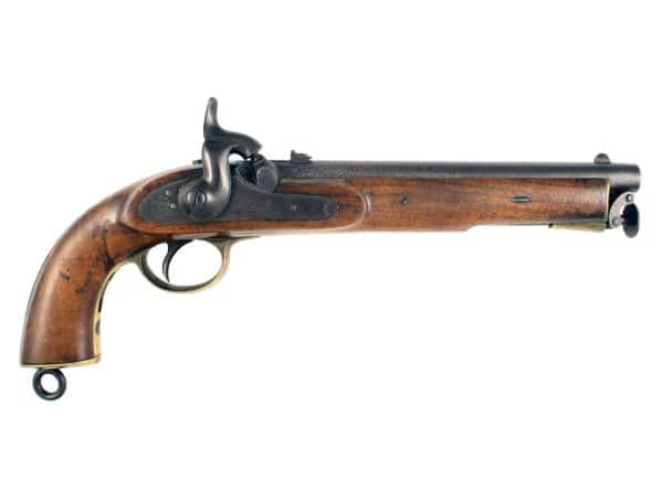 A Scarce Lancers Pistol with Shoulder Stock - Image 4