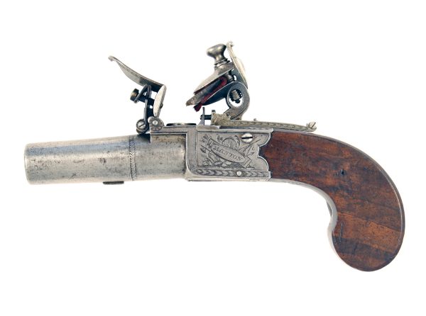 A Flintlock Pocket Pistol by Manton of London. - Image 3