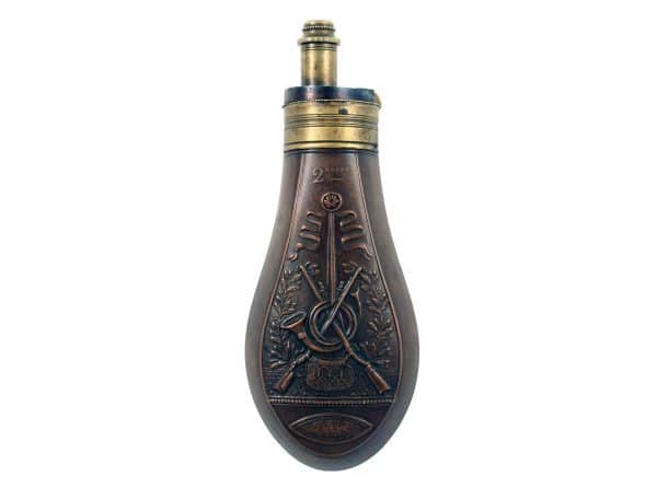 A French Pistol Powder Flask - Image 2