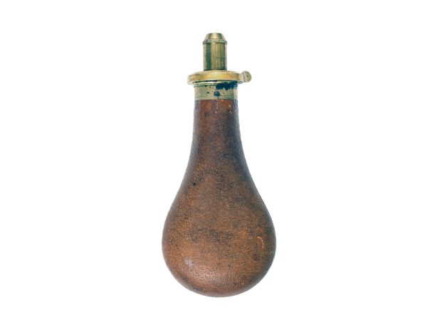 A Very Good Brown Leather Flask.