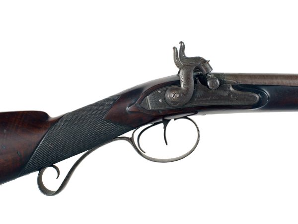 A Double Barrelled Sporting Gun by Mortimer