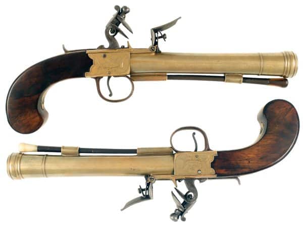 A Pair of Flintlock Blunderbuss Pistols