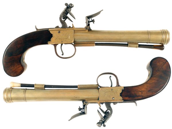 A Pair of Flintlock Blunderbuss Pistols