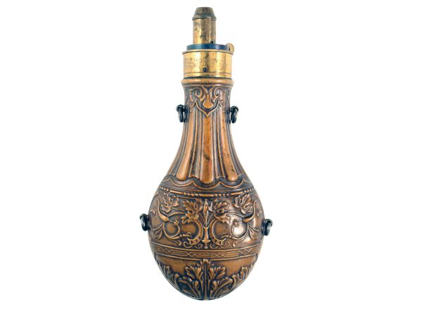 A Fluted Powder Flask - Image 2