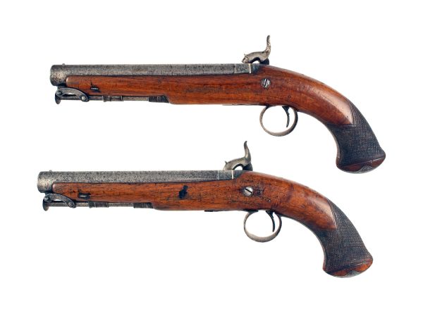 A Pair of Percussion Pistols by Rigby - Image 4