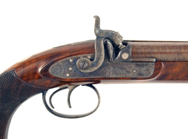 A Very Good Percussion Howdah Pistol - Image 2