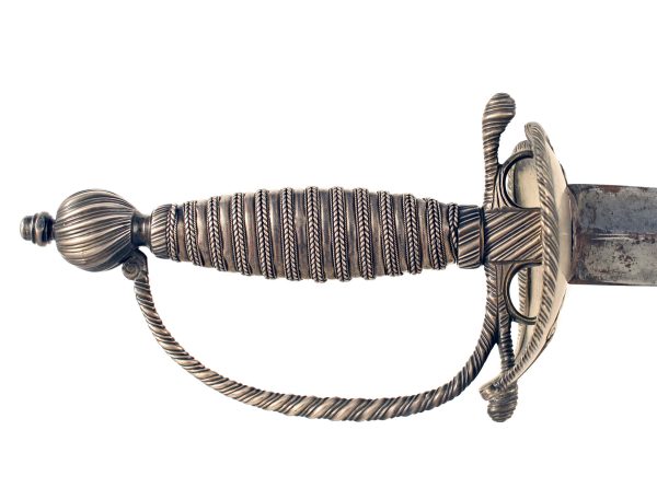 An Untouched Silver Hilted Small Sword