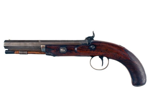A Percussion Back Action Officers Pistol - Image 2