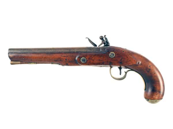 A Flintlock Officers Pistol - Image 3