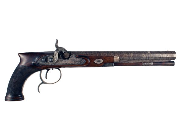 A Percussion Duelling Pistol by Mortimer