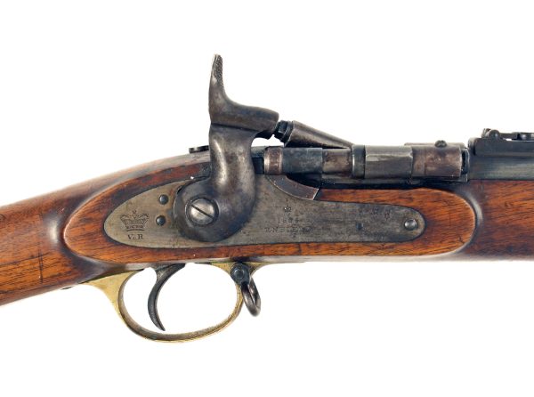 A .577 Snider Three-Band Service Rifle, dated 1864.