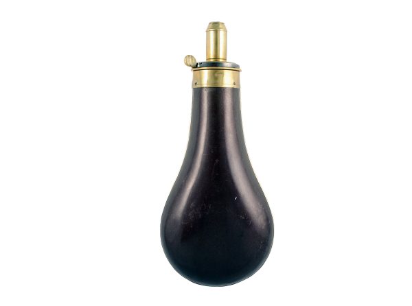 An Unusual Planished Tin Flask by Bartram.