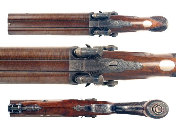 A Very Good Percussion Howdah Pistol - Image 3