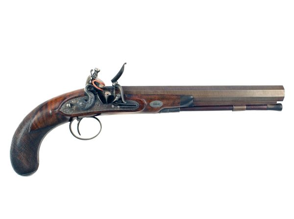 A Fine Pair of Flintlock Duelling Pistols by Wilson. - Image 4