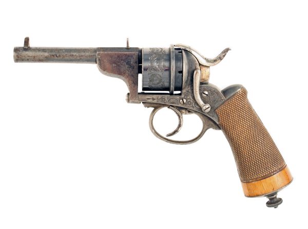 A Cased 80 Bore Pin Fire Revolver - Image 4