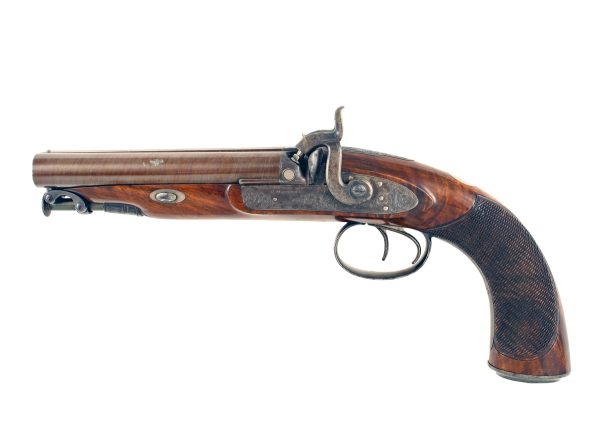 A Very Good Percussion Howdah Pistol - Image 4