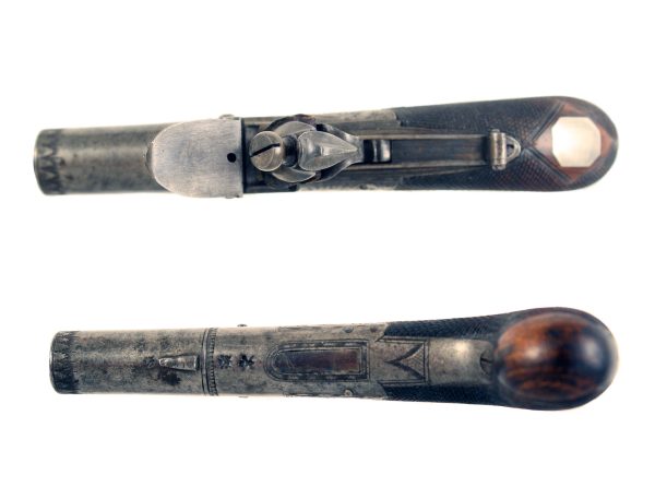A Crisp Flintlock Pocket Pistol by Boaler of Newark - Image 3