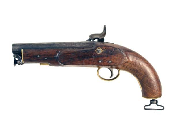 A Percussion Sea Service Pistol dated 1842 - Image 3