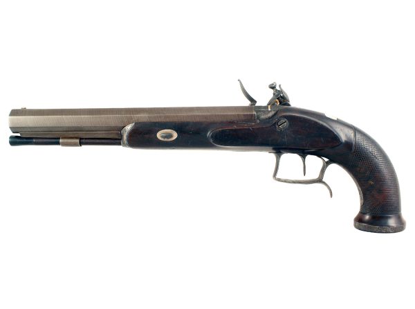 A Flintlock Duelling Pistol by H. Tatham, London. - Image 2