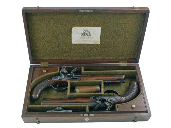 A Pair of Carbine Bore Pistols by D.Egg