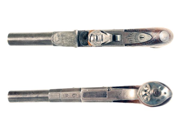 An Unusual Silver Mounted Pocket Pistol - Image 4