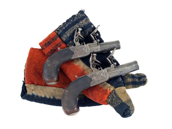 A Pair of Flintlock Pocket Pistols by Briggs