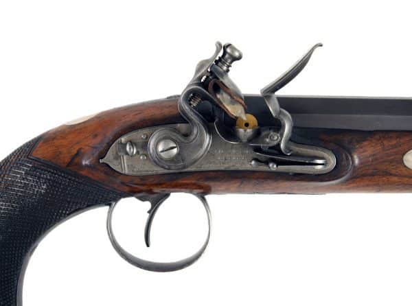 A Flintlock Duelling Pistol by Joe Manton - Image 2